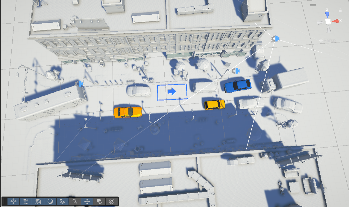 Parking in tight spaces (Unity)