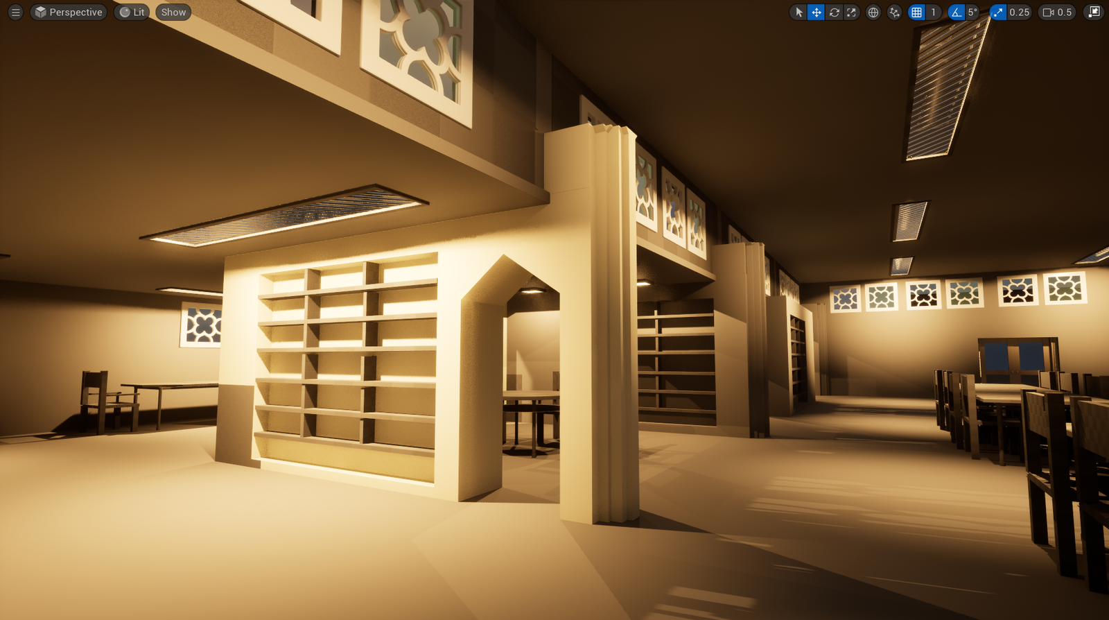 Escape the Library – Stealth / Survival Horror (Unreal Engine 5)