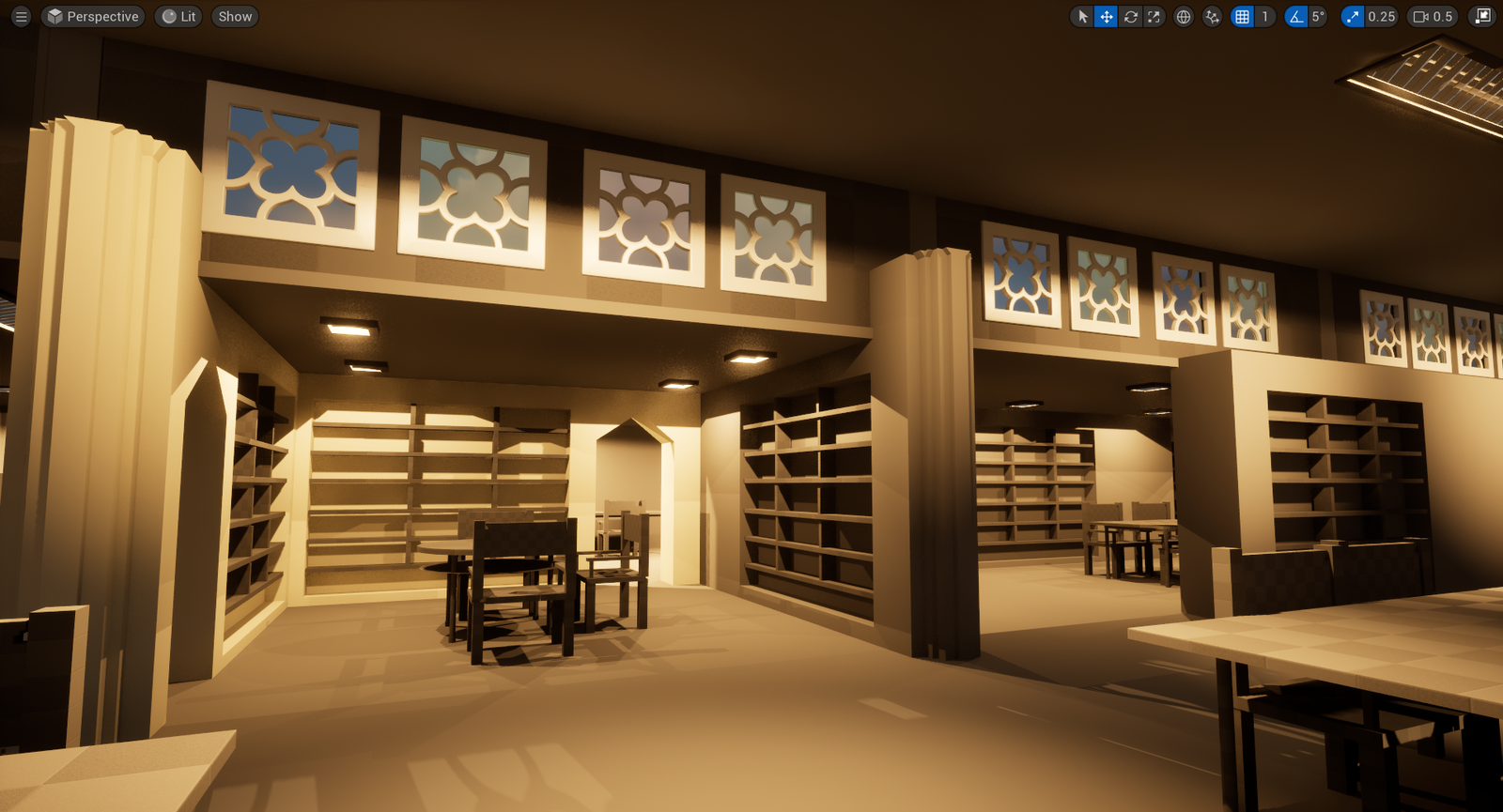 Escape the Library – Stealth / Survival Horror (Unreal Engine 5)