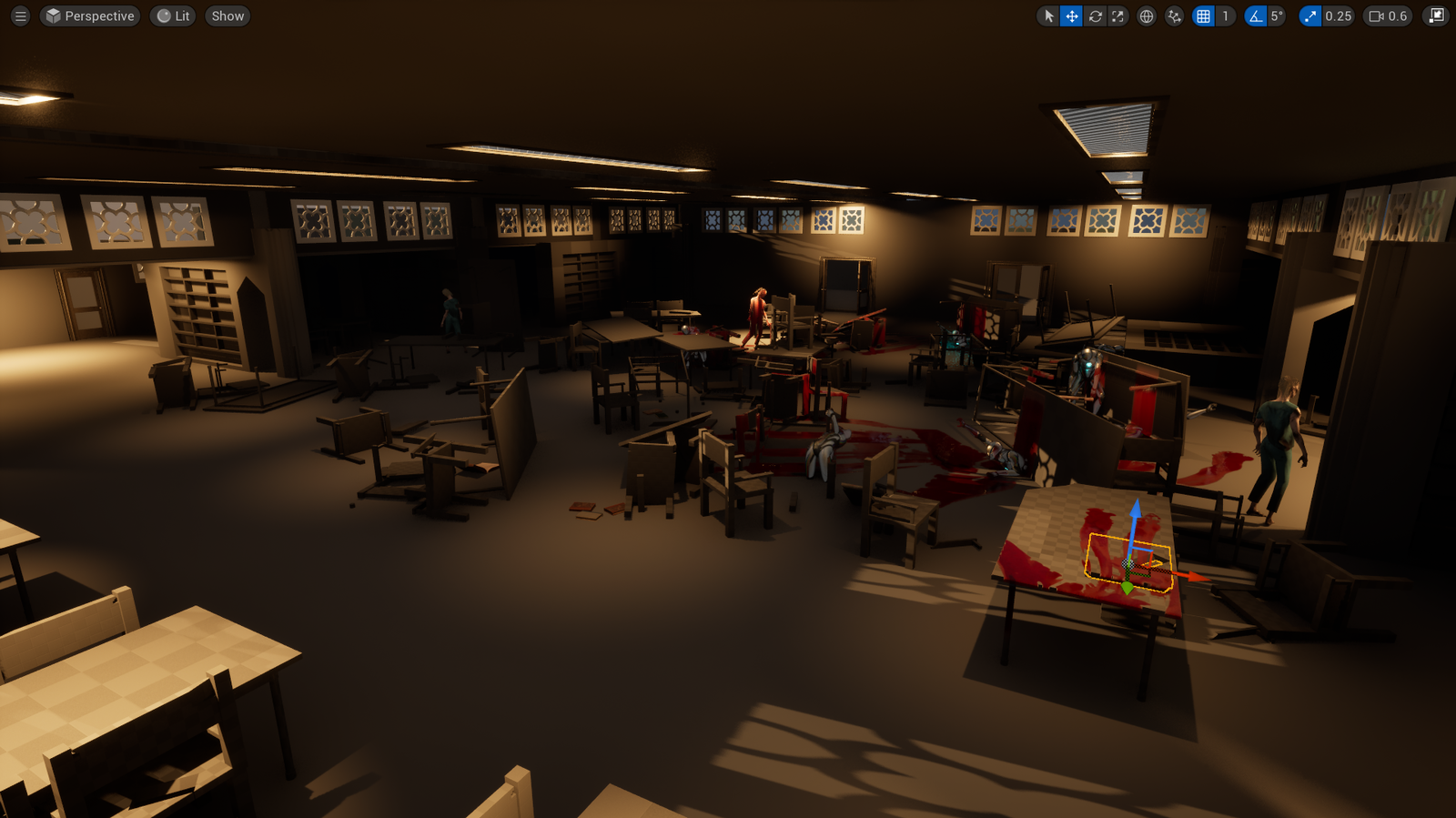 Escape the Library – Stealth / Survival Horror (Unreal Engine 5)