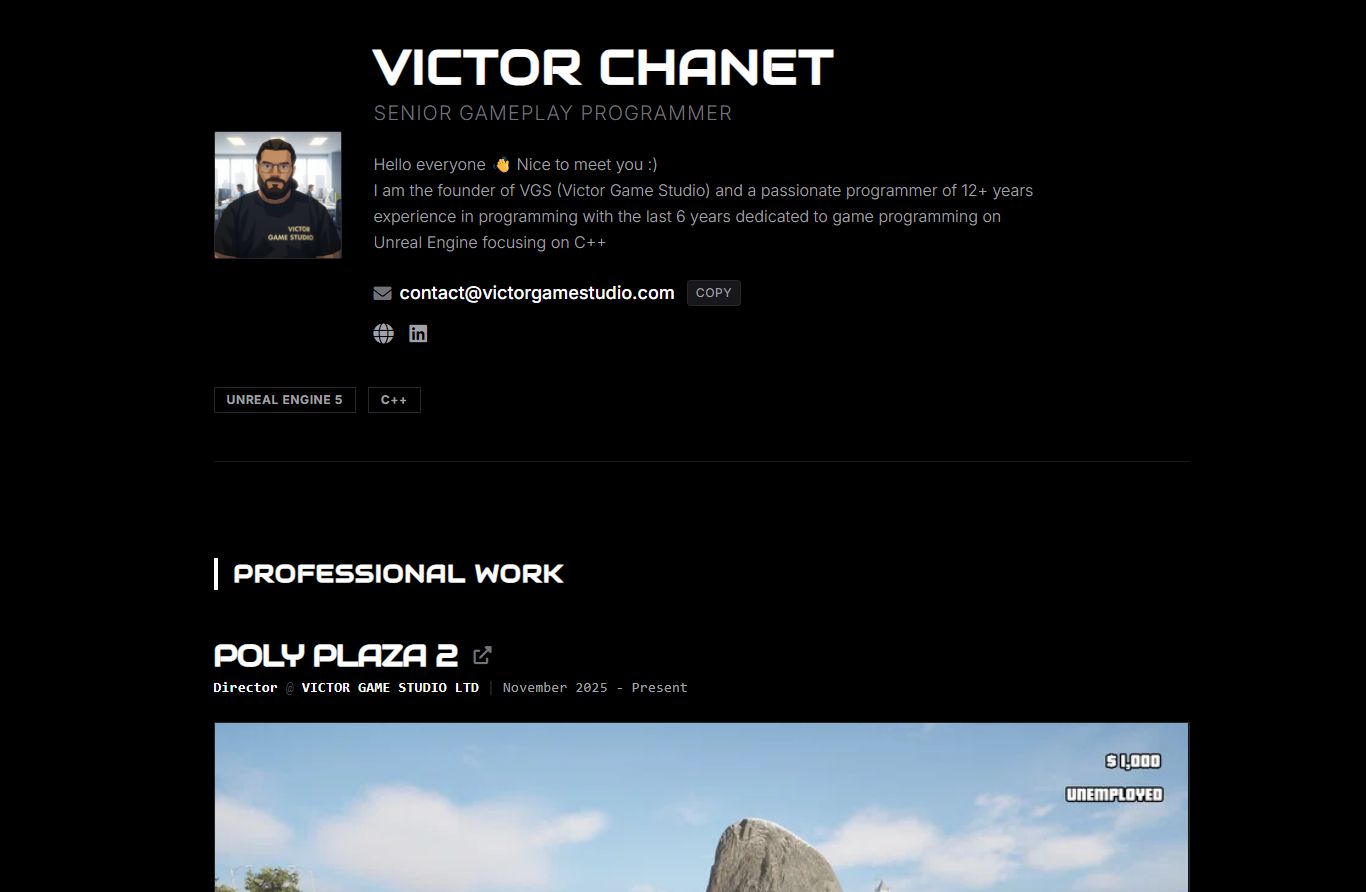 Victor Chanet Loadout Profile